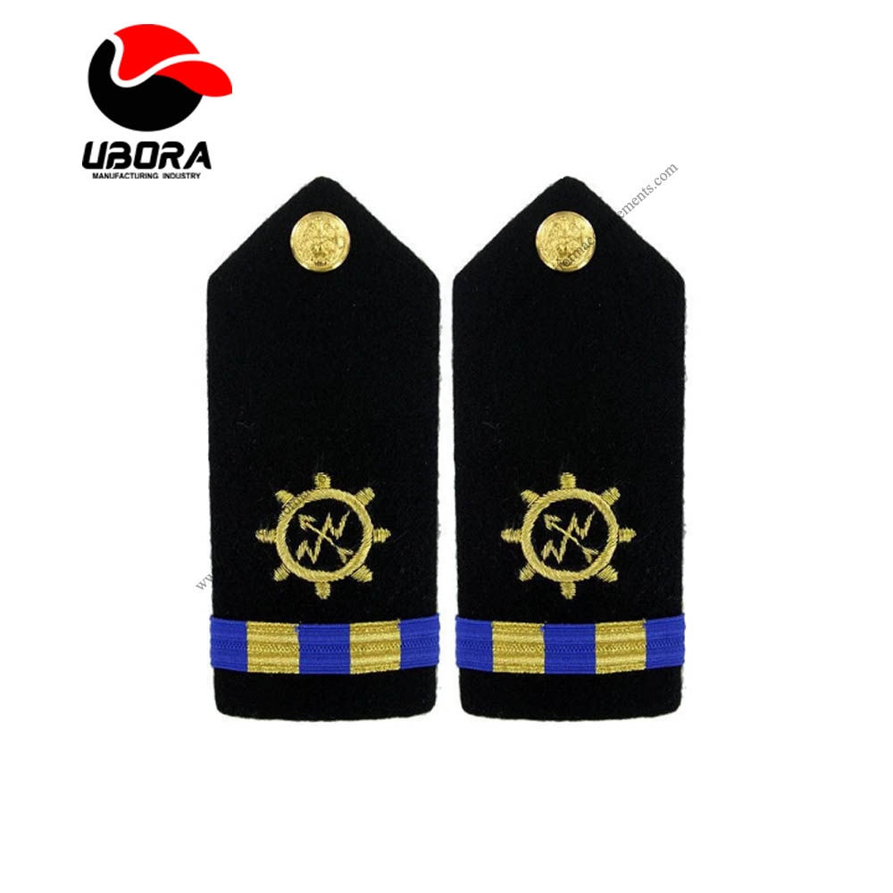 Warrant Officer 2 Hard Shoulder Board Operations Technician Hand Embroidery 